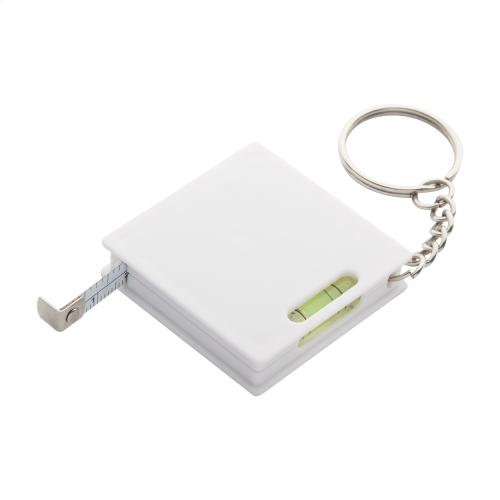 mérőszalag kulcstartóval