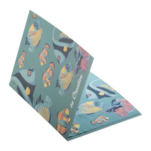 képeslap szemüvegtörlővel