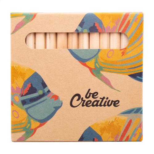 egyediesíthető színes ceruzaszett (12 db)