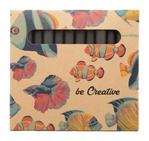 egyediesíthető színes zsírkréta szett (12 db)