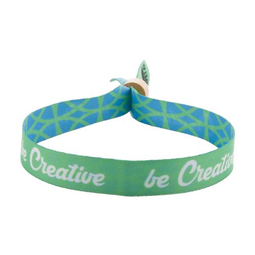 egyediesíthető RPET fesztivál karszalag