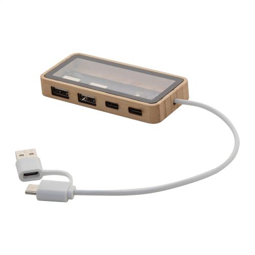 átlátszó USB hub