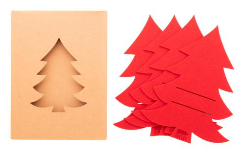 RPET karácsonyi evőeszköztartó szett