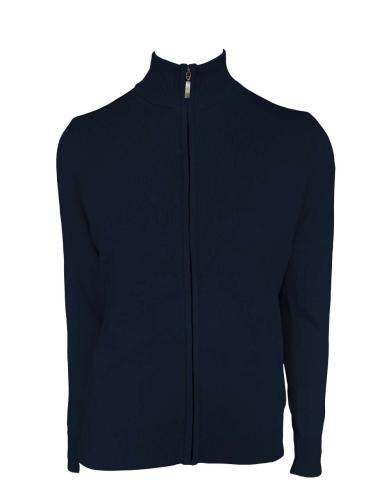 NŐI VÉGIG CIPZÁRAS FINOMKÖTÖTT PAMUT KARDIGÁN