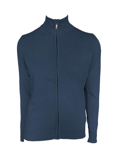 NŐI VÉGIG CIPZÁRAS FINOMKÖTÖTT PAMUT KARDIGÁN