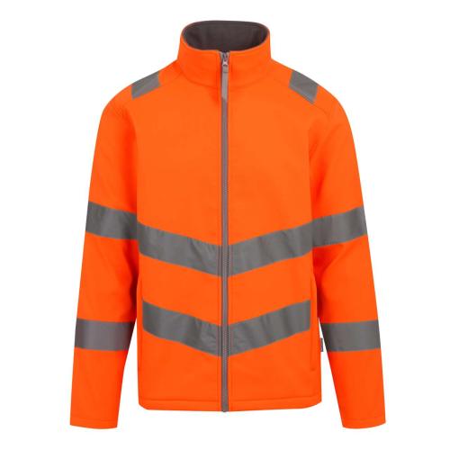 HI-VIS PRO CONTRACT ABLAZE 2 LAYER SOFTSHELL JACKET (CLASS 3)