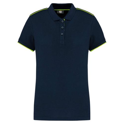 LADIES' SHORT-SLEEVED CONTRASTING DAYTODAY POLO SHIRT