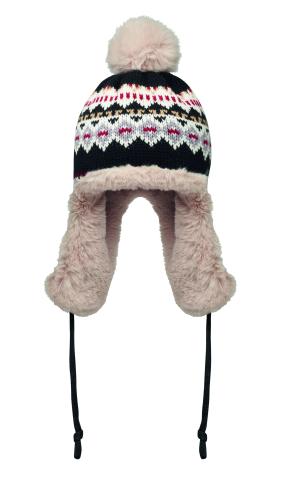 Kötött sapka fülvédővel
