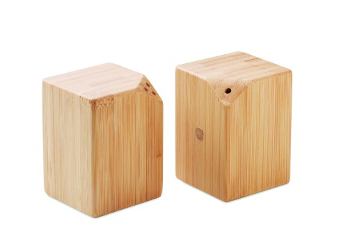 Bambusz só- és borsszóró szett