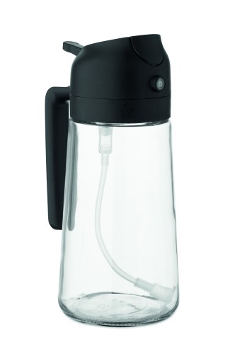 Üveg, szórófejes olaj adagoló