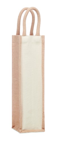 Juta boros táska egy palackhoz