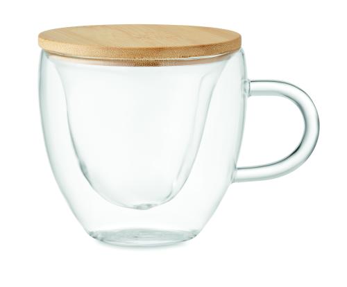 Duplafalú boroszilikát bögre