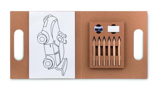 Színezőkészlet 6 ceruzával