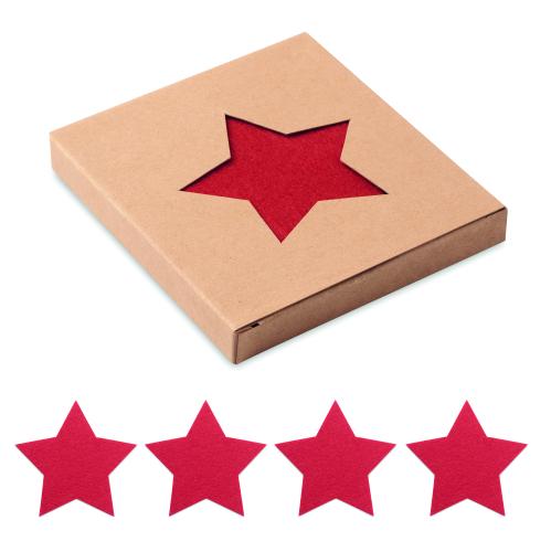 4 db-os RPET filc alátét szett