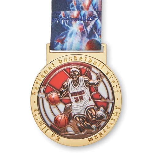 UV nyomtatott, cink ötvözetből készült érem