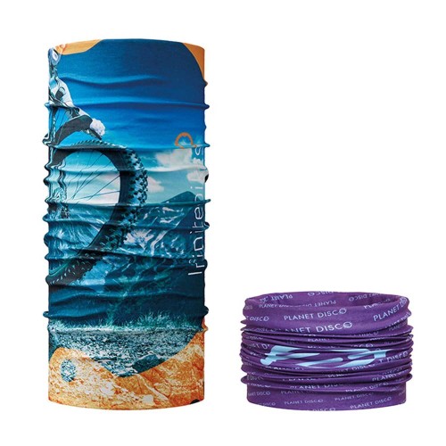 Poliészter multifunkciós csősál teljes felületű nyomtatással.