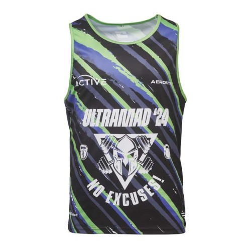 Hálós poliészter tank top 145g