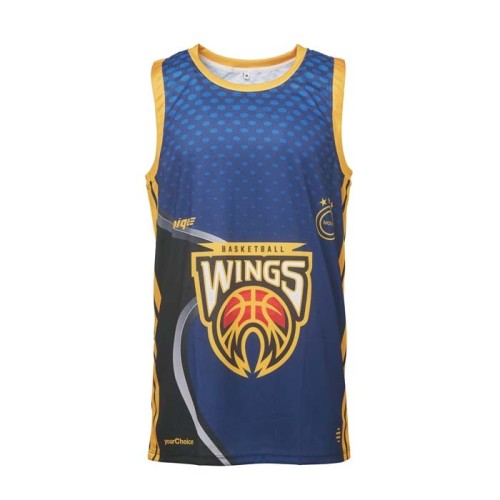 Kerek nyakú kosárlabda mez, 145 g/m²