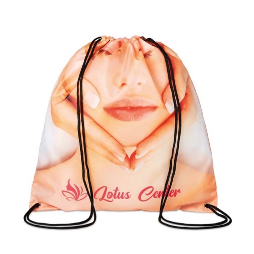 210D poliészter húzózsinóros táska