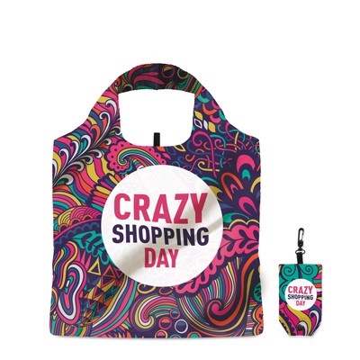 Összehajtható táska tokkal. Dupla rétegű fülek.