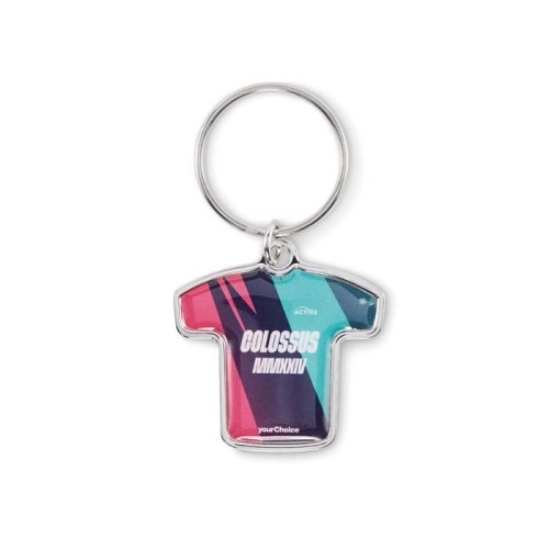 Sportmez kulcstartó műgyanta bevonattal