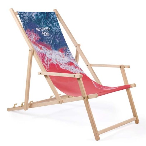 Napozószék karfával és levehető huzattal (EN581 Certified)