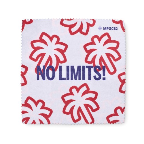 200gsm Európai gyártású 4 szín kolor emblémázott mikroszálas törlőkendő (15x15 cm)