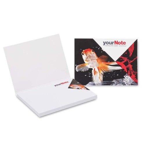 Puha papírborítós, öntapadós jegyzetelő 50 lappal (EU-ban gyártva)