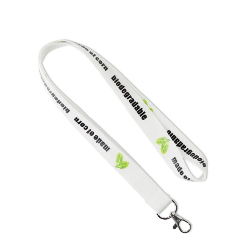 Kukoricakeményítőből készült szitanyomott nyakpánt.