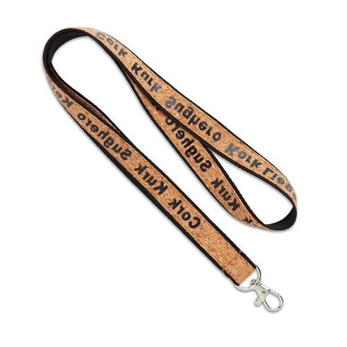 Parafa és poliészter szitanyomott nyakpánt.