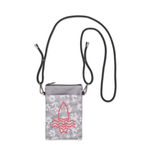 Keresztpántos telefontartó- és úti táska állítható zsinórral (12,5x18,5 cm)