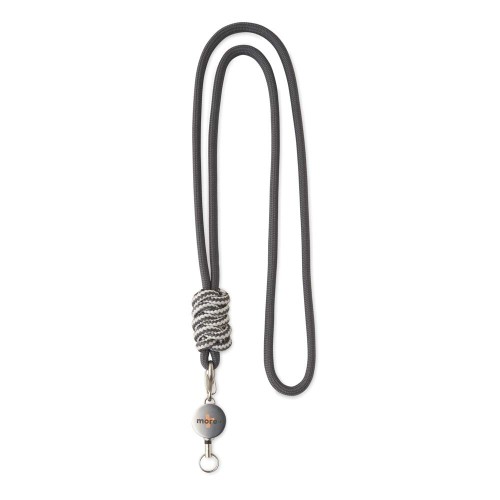 2 színű, csomózott, zsinóros nyakpánt visszahúzható fém tartóval