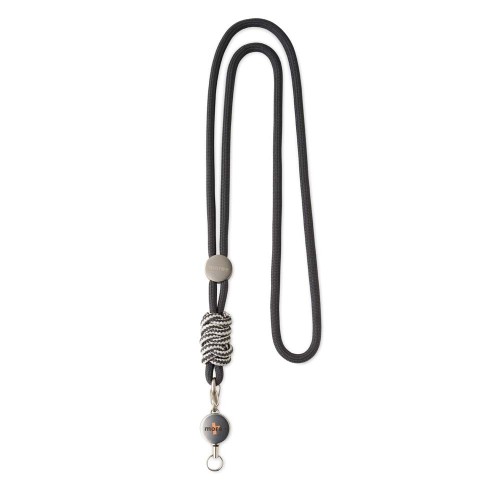 2 színű, csomózott, állítható, zsinóros nyakpánt visszahúzható fém tartóval