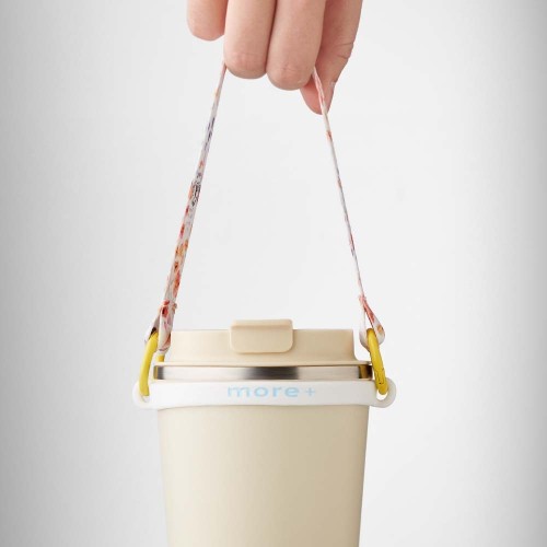 Szublimált palacktartó logózott címkével