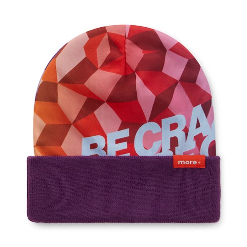 4 szín kolor poliészter sapka akril belsővel és 1x1 bordázott mandzsettával.