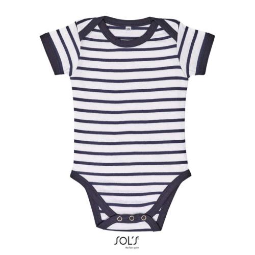 SOL'S MILES BABY - STRIPED BODYSUIT