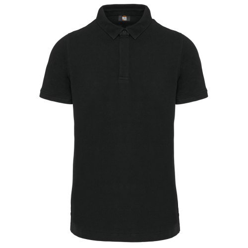 MEN'S SHORT SLEEVE STUD POLO SHIRT