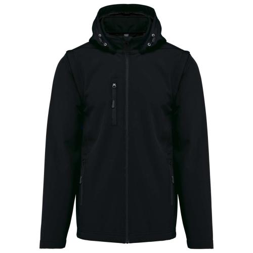 UNISZEX 3 RÉTEGŰ SOFTSHELL KAPUCNIS KABÁT LEVEHETŐ UJJAKKAL