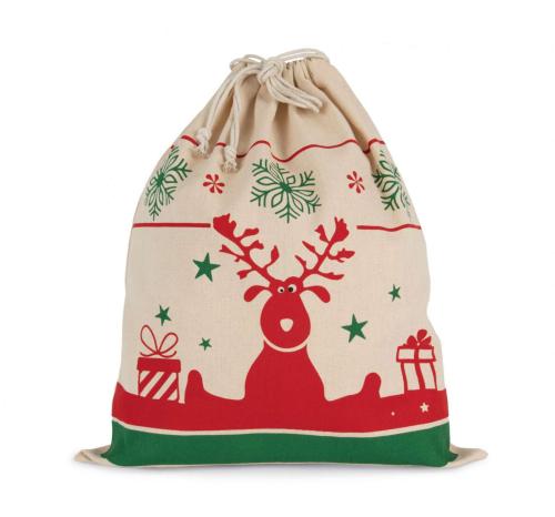 KARÁCSONYI MINTÁS HÚZÓZSINÓROS TÁSKA