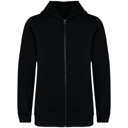 KÖRNYEZETBARÁT VÉGIG ZIPZÁRAS KAPUCNIS GYERMEK PULÓVER